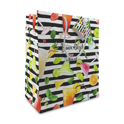 Cocktails Medium Gift Bag (Personalized)