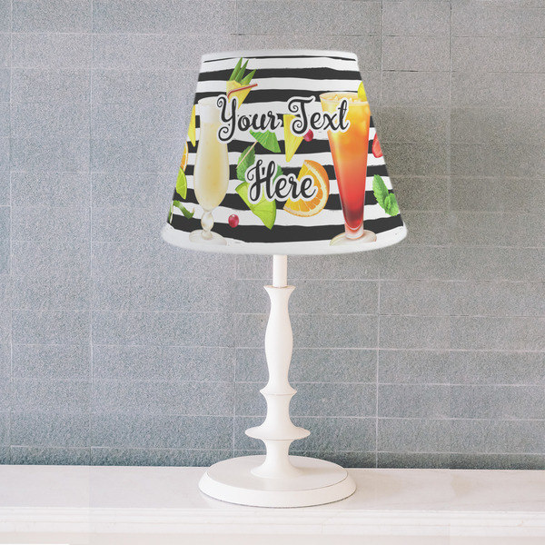 Cocktails Poly Film Empire Lampshade - Lifestyle