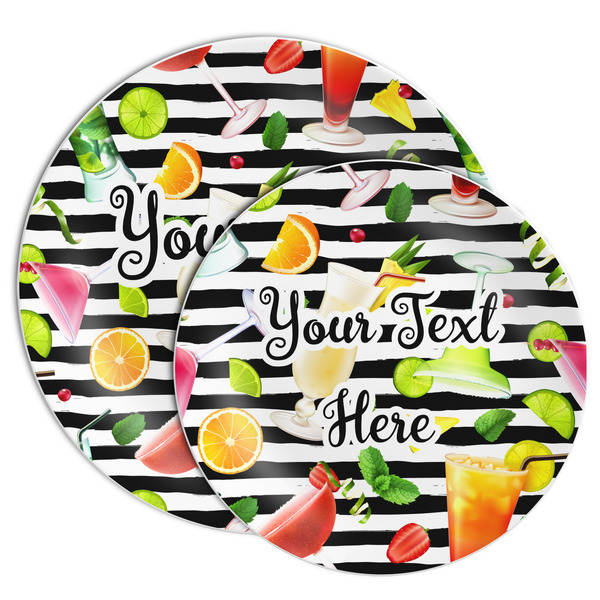 Cocktails Melamine Plates - PARENT/MAIN