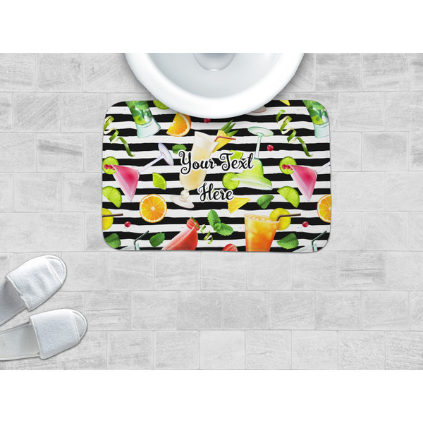Cocktails Memory Foam Bath Mat - LIFESTYLE