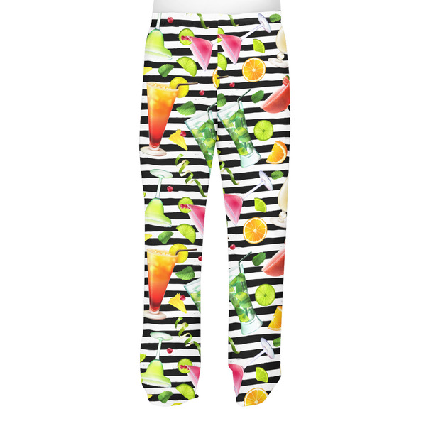 Cocktails Men's Pjs Back - on model