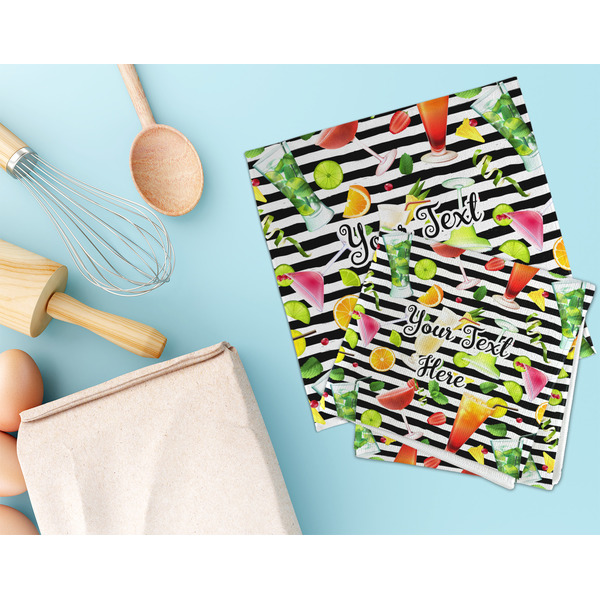 Cocktails Microfiber Dish Rag - LIFESTYLE