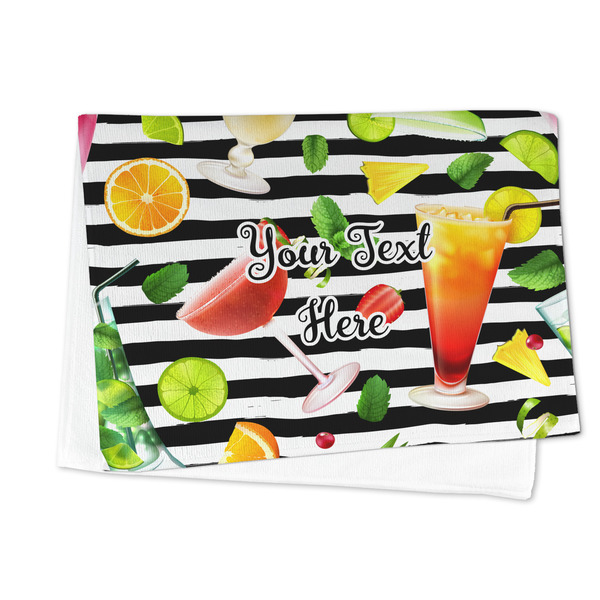 Cocktails Microfiber Dish Towel - FOLDED HALF