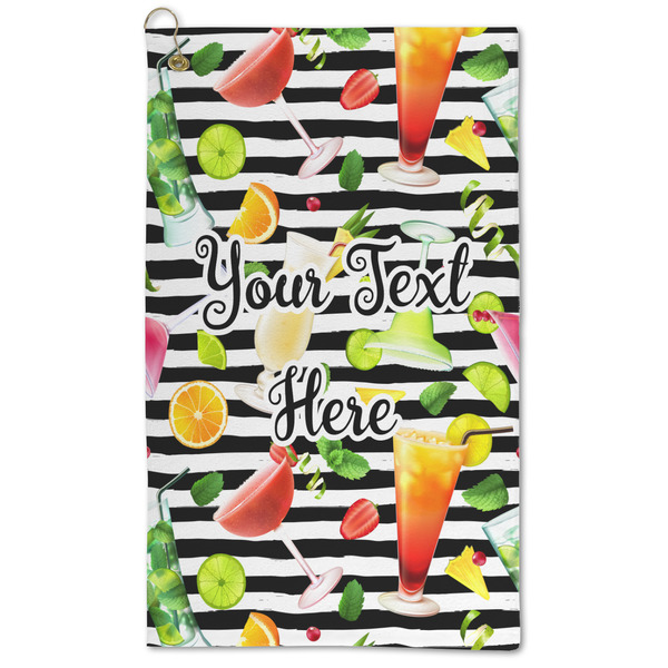 Custom Cocktails Microfiber Golf Towel (Personalized)