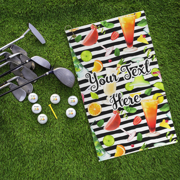 Cocktails Microfiber Golf Towels - LIFESTYLE