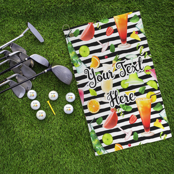 Cocktails Microfiber Golf Towels - LIFESTYLE