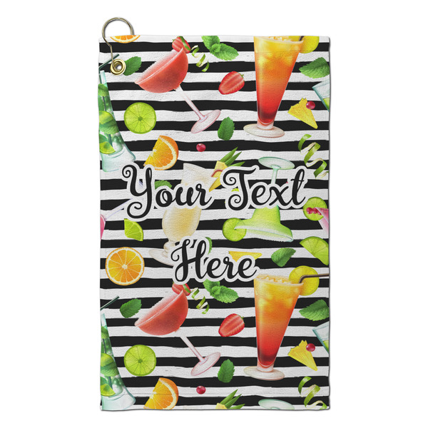 Custom Cocktails Microfiber Golf Towel - Small (Personalized)