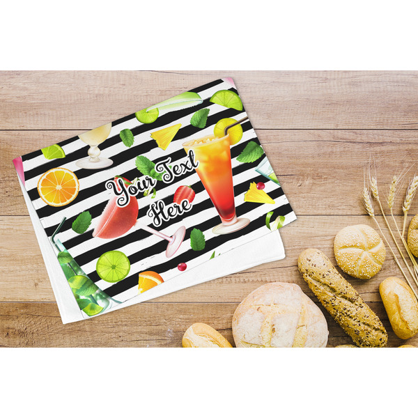Cocktails Microfiber Kitchen Towel - LIFESTYLE