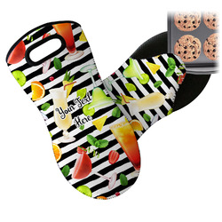 Cocktails Neoprene Oven Mitt w/ Name or Text
