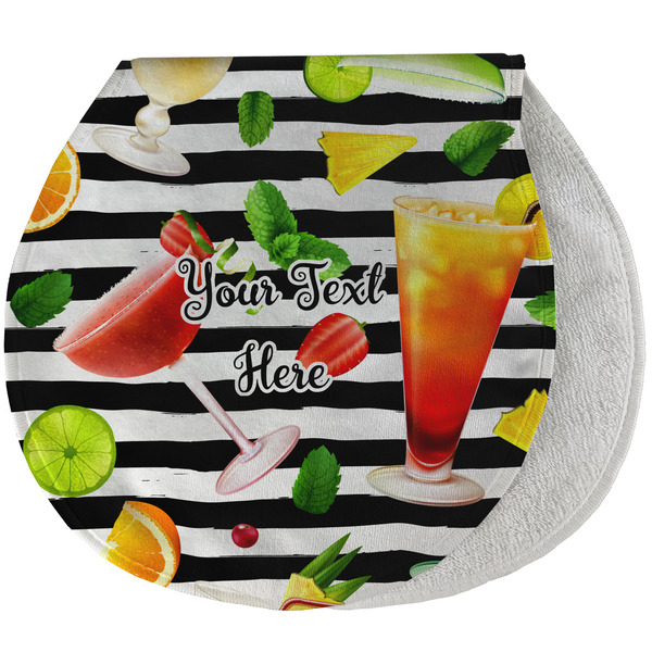 Custom Cocktails Burp Pad - Velour w/ Name or Text