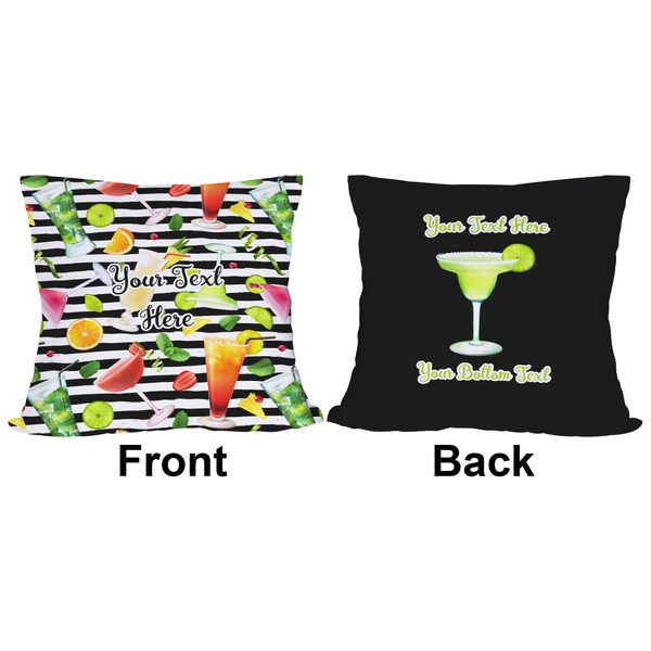 Cocktails Outdoor Pillow - 16x16