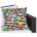 Cocktails Outdoor Pillow (Personalized)
