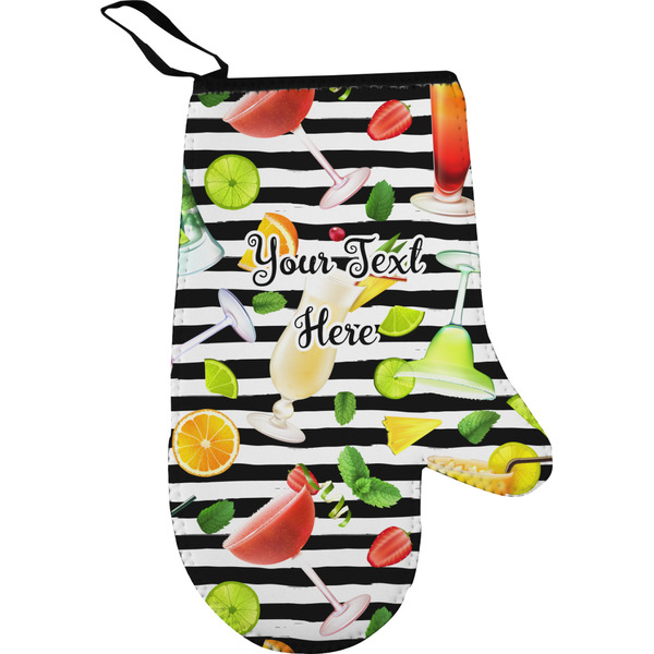 Cocktails Personalized Oven Mitt