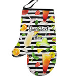 Cocktails Left Oven Mitt (Personalized)