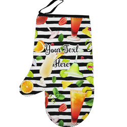 Cocktails Left Oven Mitt (Personalized)