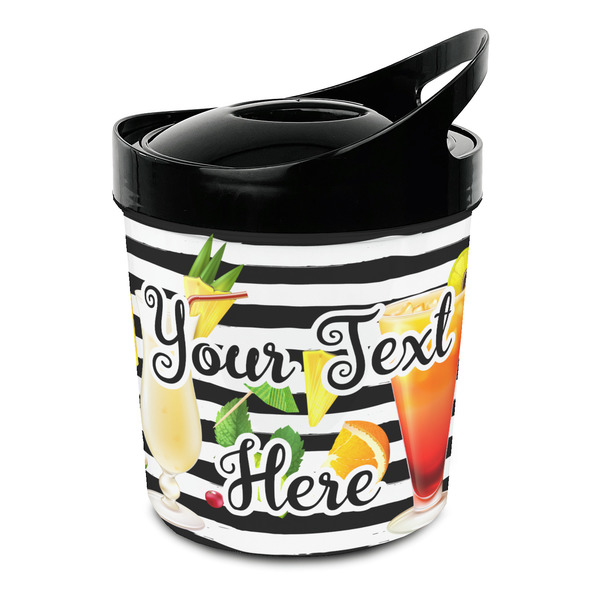 Custom Cocktails Plastic Ice Bucket (Personalized)