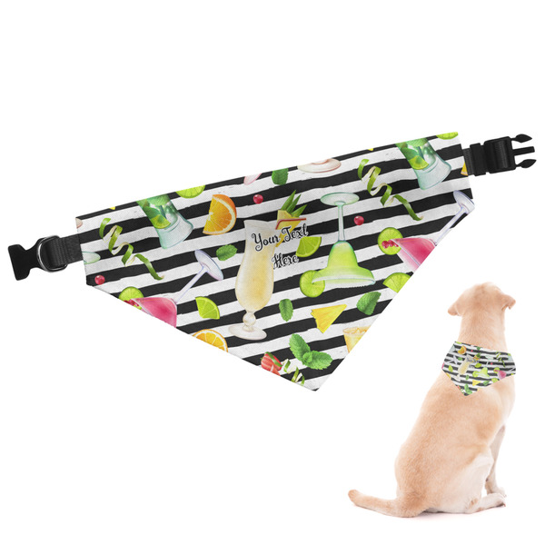 Custom Cocktails Dog Bandana (Personalized)