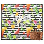 Cocktails Outdoor Picnic Blanket (Personalized)