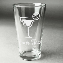 Cocktails Pint Glass - Engraved (Personalized)