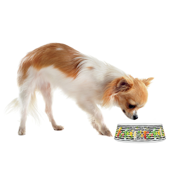Cocktails Plastic Pet Bowls - Small - LIFESTYLE
