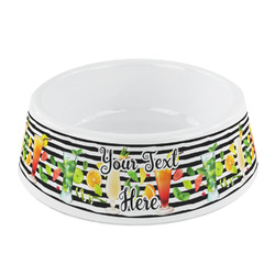 Cocktails Plastic Dog Bowl - Small (Personalized)
