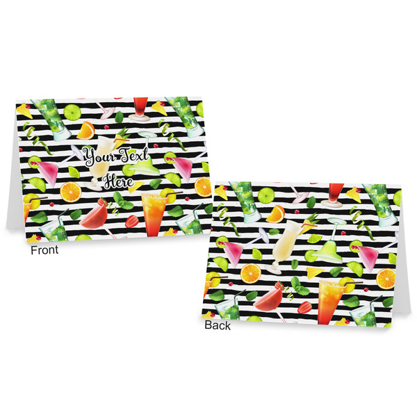 Cocktails Postcard - Front and Back