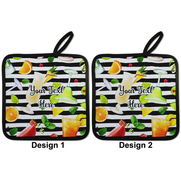 Cocktails Pot Holders - Set of 2 APPROVAL