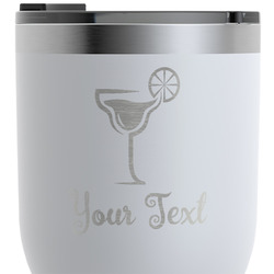 Cocktails RTIC Tumbler - White - Engraved Front & Back (Personalized)