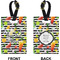 Cocktails Rectangle Luggage Tag (Front + Back)