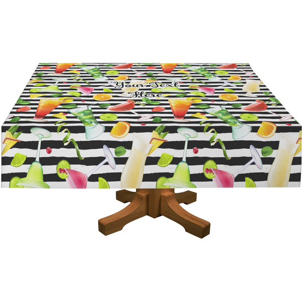 Cocktails Rectangular Tablecloths (Personalized)