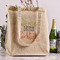 Cocktails Reusable Cotton Grocery Bag - In Context