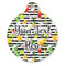 Cocktails Round Pet ID Tag - Large - Front