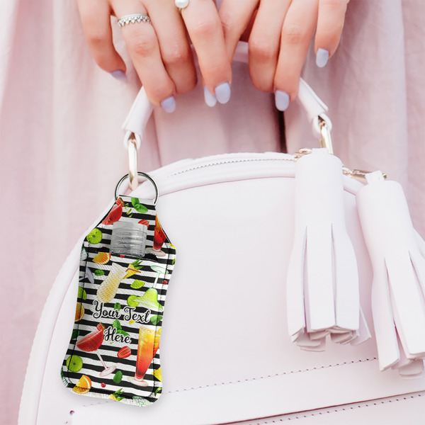 Cocktails Sanitizer Holder Keychain - Large (LIFESTYLE)