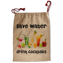 Cocktails Santa Sack - Front