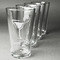 Cocktails Set of Four Engraved Pint Glasses - Set View