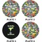Cocktails Set of Lunch / Dinner Plates (Approval)