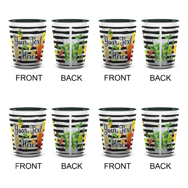 Cocktails Shot Glassess - Two Tone - Set of 4 - APPROVAL