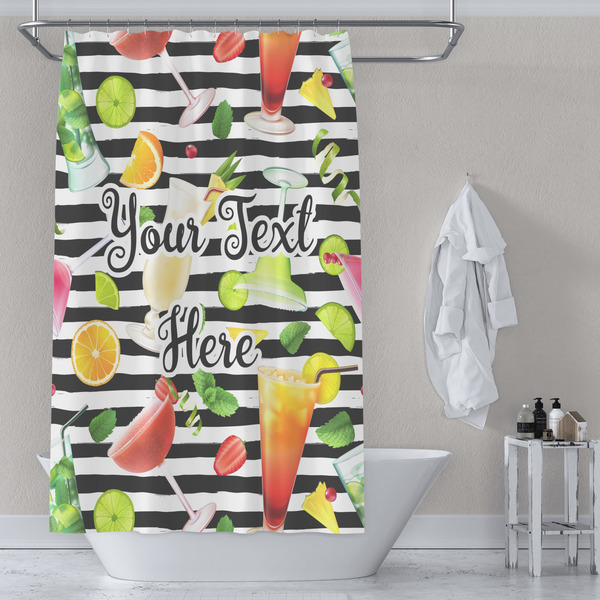 Cocktails Shower Curtain Lifestyle