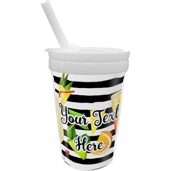 Custom Cocktails Sippy Cup with Straw (Personalized)