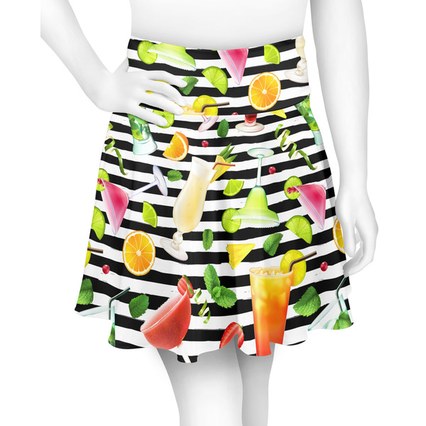 Custom Cocktails Skater Skirt
