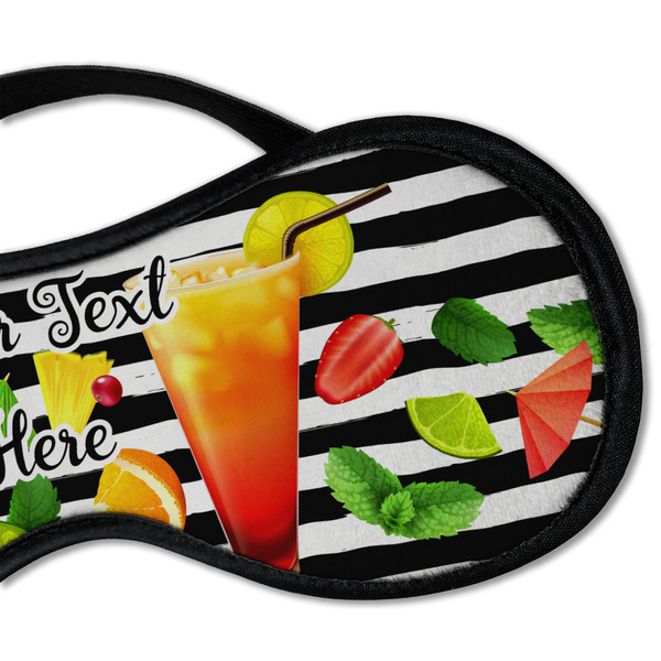 Cocktails Sleeping Eye Mask - DETAIL Large
