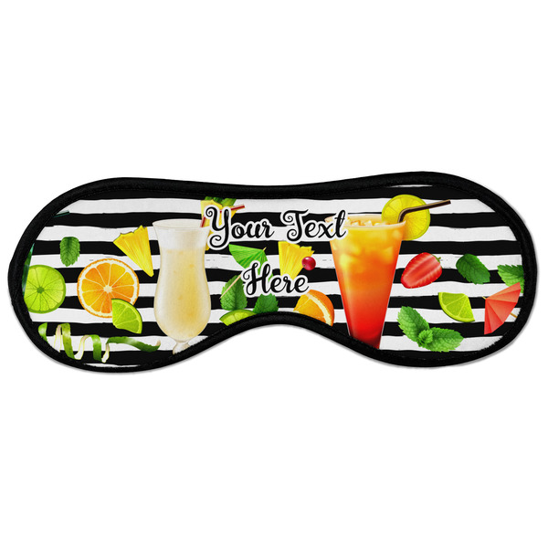 Custom Cocktails Sleeping Eye Masks - Large (Personalized)