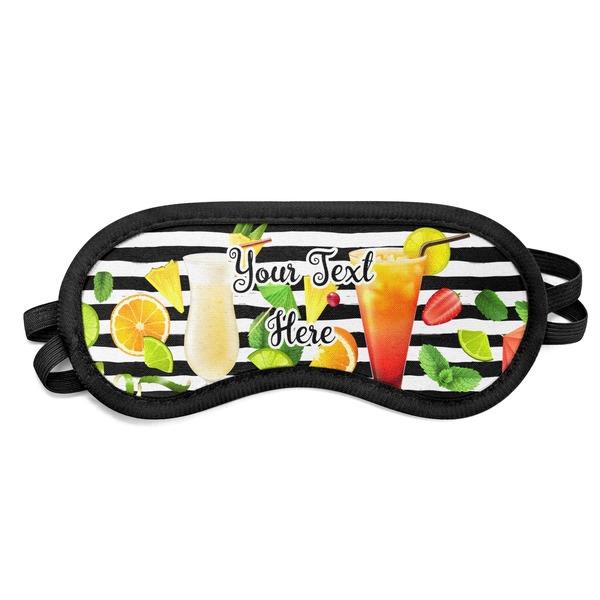 Custom Cocktails Sleeping Eye Mask - Small (Personalized)