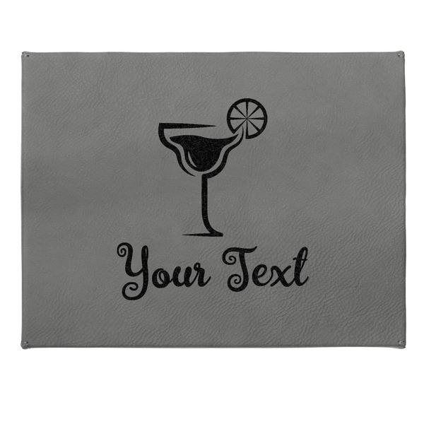 Cocktails Small Engraved Gift Box with Leather Lid - Approval