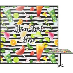 Cocktails Square Table Top (Personalized)