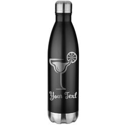 Cocktails Water Bottle - 26 oz. Stainless Steel - Laser Engraved (Personalized)