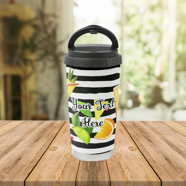 Cocktails Stainless Steel Travel Cup Lifestyle