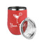 Cocktails Stainless Wine Tumblers - Coral - Single Sided - Alt View