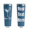 Cocktails Steel Blue RTIC Everyday Tumbler - 28 oz. - Front and Back