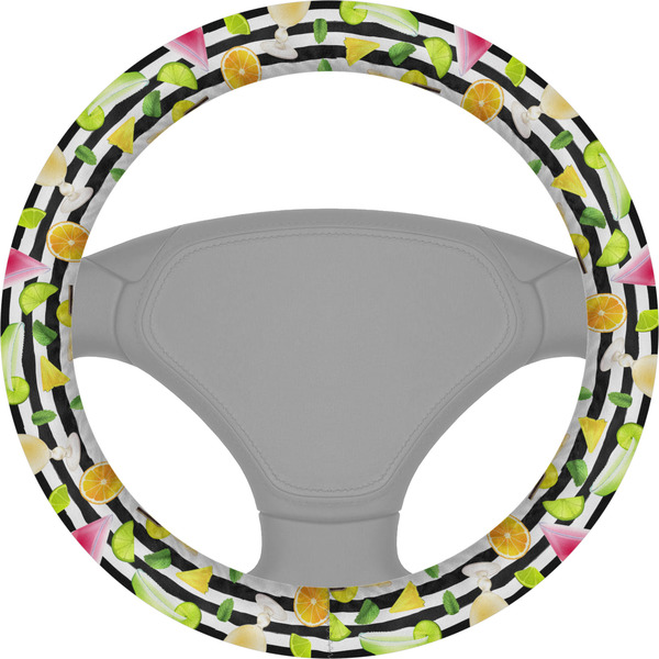 Custom Cocktails Steering Wheel Cover